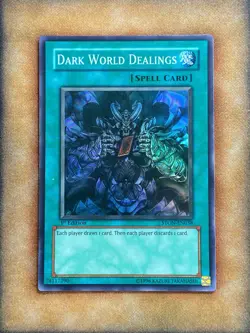 Yugioh Dark World Dealings STON-EN038 Super Rare 1st Ed NM - Image 1