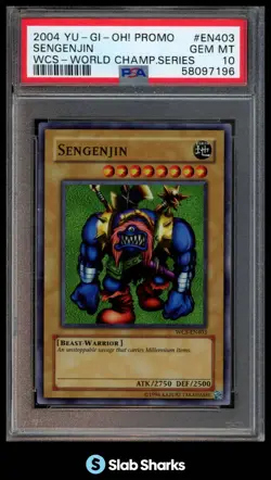 2004 YU-GI-OH PROMO SENGENJIN WORLD CHAMPIONSHIP SERIES WCS #EN403 PSA 10 - Image 1