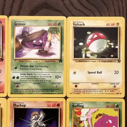 12 Card Lot Vintage Pokemon Team Rocket Set NM - Image 4