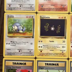 12 Card Lot Vintage Pokemon Team Rocket Set NM - Image 5