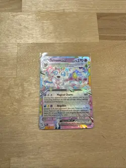Pokemon TCG Sylveon EX Prismatic Evolutions Double Rare Holo Card 41/131 NM/Mint - Image 1