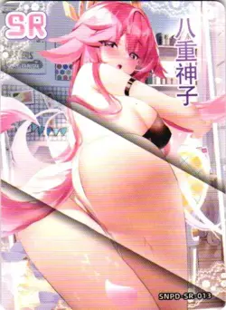 YAE MIKO SR SNPD-SR-013 Sakura Story Goddess Story Collectible Card - Image 1