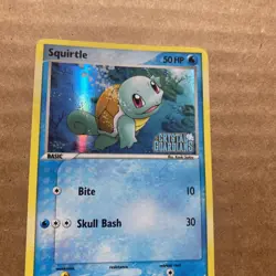 Pokemon Squirtle EX Crystal Guardians Reverse Stamped Holo Card 63/100 - Image 1