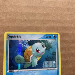 Pokemon Squirtle EX Crystal Guardians Reverse Stamped Holo Card 63/100 - Image 2