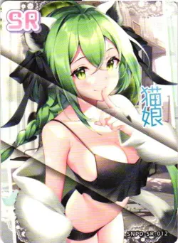 TANEKO NIGHTCORE SR SNPD-SR-012 Sakura Story Goddess Story Collectible Card - Image 1