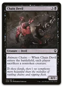Chain Devil #120 (NM) Baldur's Gate CLB Magic MTG - Image 1
