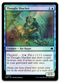 Thought Shucker #77 (Foil) (NM) Bloomburrow BLB Magic MTG - Image 1