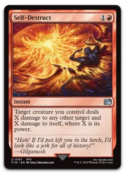 Self-Destruct #157 (NM) Final Fantasy FIN Magic MTG - Image 1