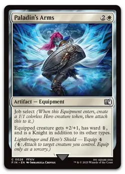 Paladin's Arms #28 (NM) Final Fantasy FIN Magic MTG - Image 1