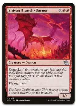 Shivan Branch-Burner #165 (NM) March of the Machine MOM Magic MTG - Image 1