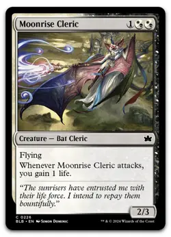 Moonrise Cleric #226 (NM) Bloomburrow BLB Magic MTG - Image 1
