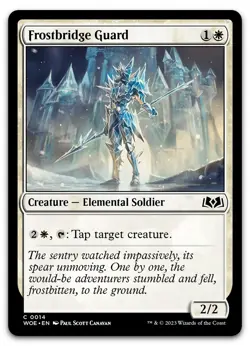 Frostbridge Guard #14 (NM) Wilds of Eldraine WOE Magic MTG - Image 1