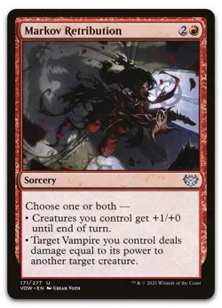 Markov Retribution #171 (NM) Crimson Vow VOW Magic MTG - Image 1