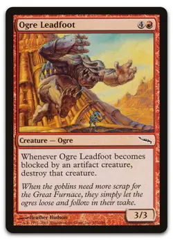 Ogre Leadfoot #102 (NM) Mirrodin MRD Magic MTG - Image 1