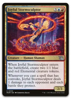 Joyful Stormsculptor #243 (NM) March of the Machine MOM Magic MTG - Image 1