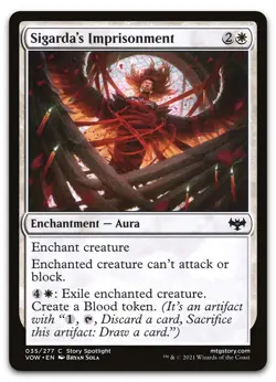 Sigarda's Imprisonment #35 (NM) Crimson Vow VOW Magic MTG - Image 1