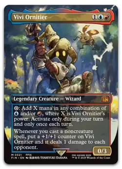 Vivi Ornitier (Borderless) #321 (NM) Final Fantasy FIN Magic MTG - Image 1