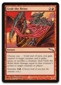 Grab the Reins #95 (NM) Mirrodin MRD Magic MTG - Image 1