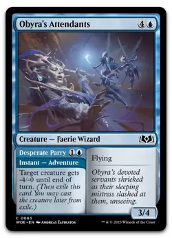 Obyra's Attendants #63 (NM) Wilds of Eldraine WOE Magic MTG - Image 1