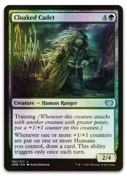 Cloaked Cadet #192 (Foil) (NM) Crimson Vow VOW Magic MTG - Image 1