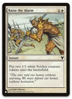 Raise the Alarm #26-Aug (NM) List Reprints LIST LIST Magic MTG - Image 1