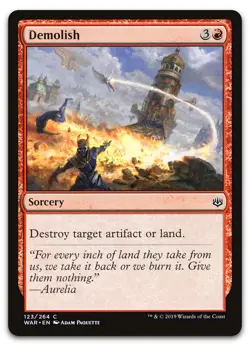 Demolish #123 (NM) War of the Spark WAR Magic MTG - Image 1