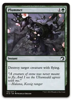 Plummet #193 (NM) Midnight Hunt MID Magic MTG - Image 1
