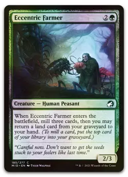 Eccentric Farmer #185 (Foil) (NM) Midnight Hunt MID Magic MTG - Image 1