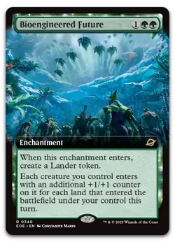 Bioengineered Future (Extended Art) #340 (NM) Edge of Eternities EOE Magic MTG - Image 1