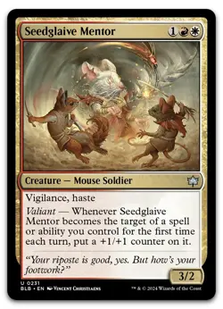 Seedglaive Mentor #231 (NM) Bloomburrow BLB Magic MTG - Image 1