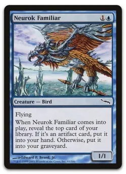 Neurok Familiar #43 (NM) Mirrodin MRD Magic MTG - Image 1
