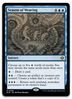 Season of Weaving #68 (NM) Bloomburrow BLB Magic MTG - Image 1