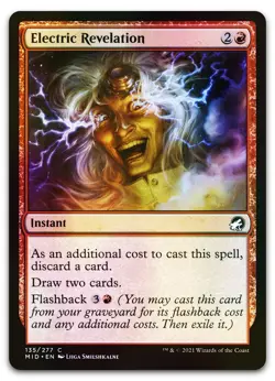 Electric Revelation #135 (Foil) (NM) Midnight Hunt MID Magic MTG - Image 1