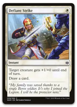 Defiant Strike #9 (NM) War of the Spark WAR Magic MTG - Image 1