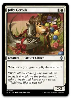 Jolly Gerbils #19 (NM) Bloomburrow BLB Magic MTG - Image 1