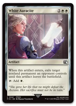 White Auracite #41 (NM) Final Fantasy FIN Magic MTG - Image 1