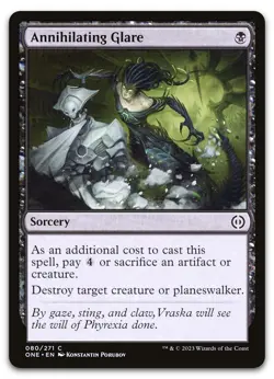 Annihilating Glare #80 (NM) Phyrexia All Will Be One ONE Magic MTG - Image 1