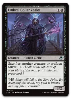 Umbral Collar Zealot #123 (NM) Edge of Eternities EOE Magic MTG - Image 1