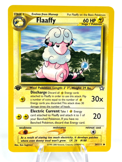 1st Edition Flaaffy 34/111 - Neo Genesis - Uncommon - Pokemon - NM - Image 1