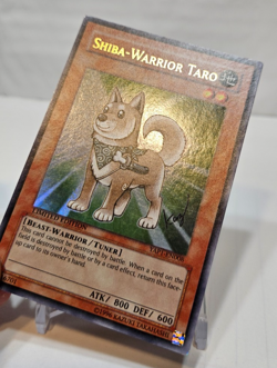 Shiba Warrior Taro YAP1-EN008 Ultra Rare Limited Edition Promo Yugioh 7791 - Image 3