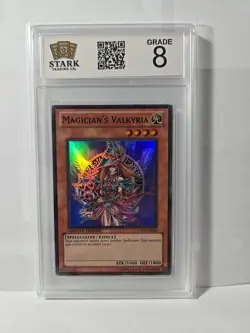 2010 Yugioh Magician's Valkyria CT07-EN022 Super Rare Limited Edition Grade 8 - Image 1