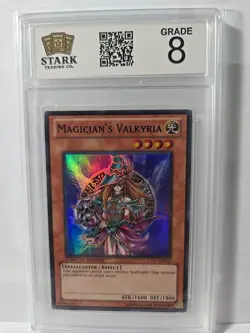 2010 Yugioh Magician's Valkyria CT07-EN022 Super Rare Limited Edition Grade 8 - Image 2