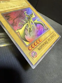 Curse of Dragon LOB-066 Old Navy Color YuGiOh Card - Image 3