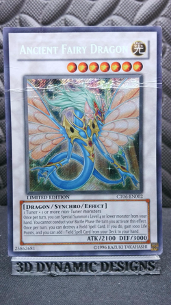 | Yugioh Ancient Fairy Dragon CT06-EN002 Secret Rare 2009 Collectors Tin HP 🔥 | - Image 1