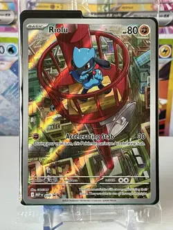 Riolu Mega Evolution ETB Pokemon Card Promo 010 Sealed - Image 1