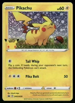 Pikachu - (General Mills) SWSH039 Promo Holo NM Pokemon Miscellaneous Cards & Pr - Image 1
