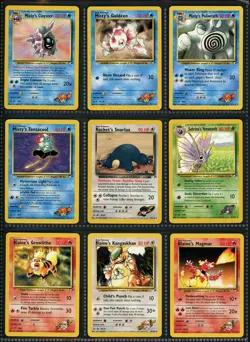 Pokemon Gym Heroes Set COMPLETE Non Holo 20-132 Binder Cards WOTC Vintage Lot NM - Image 5