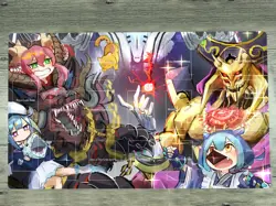 YGOmat Duel Playmat Live Twin Kisikil Lilla Laundry Dragonmaid TCG Card Game Mat - Image 1