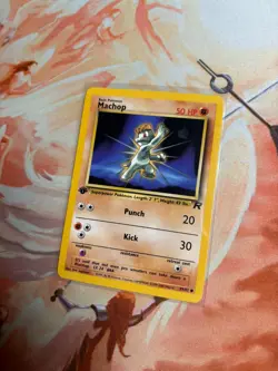 Pokemon Card - Machop 59/82 Team Rocket 1st Edition - WOTC - Image 2