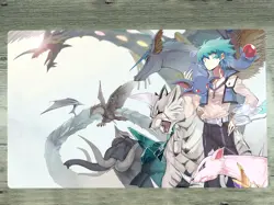 YGOmat YGOmat Gx Crystal Beast Trading Card Game Mat Playmat CCG Play Mat Bag - Image 1